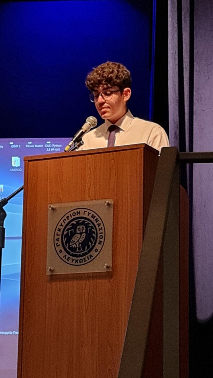 Κωνσταντίνος Δημητρίου, Γ02, Παγκύπριον Γυμνάσιον (Έρευνα, Σενάριο, Σκηνοθεσία, Μοντάζ)